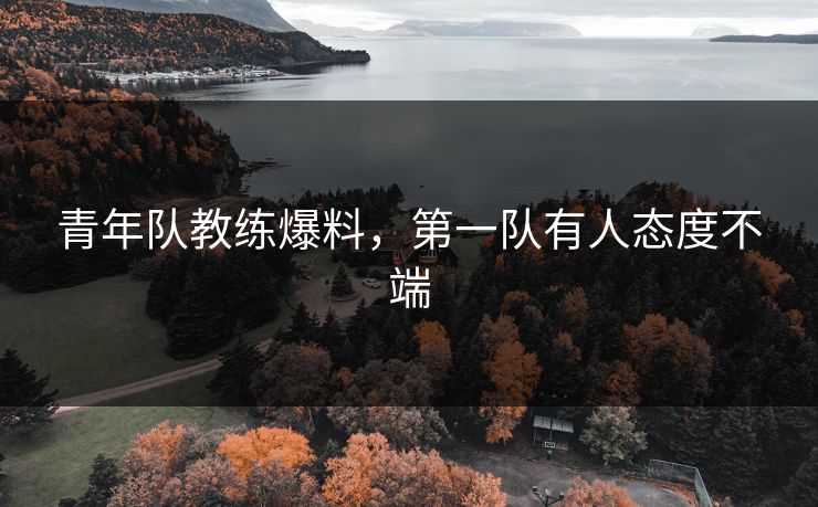 青年队教练爆料，第一队有人态度不端